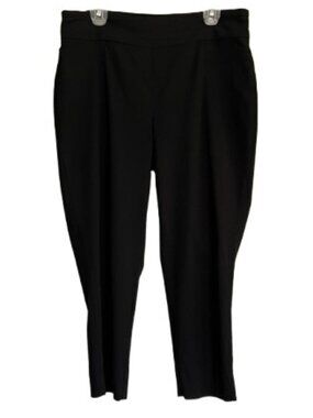Jasmine & Juliana Black Capris Cropped Pants - EUC